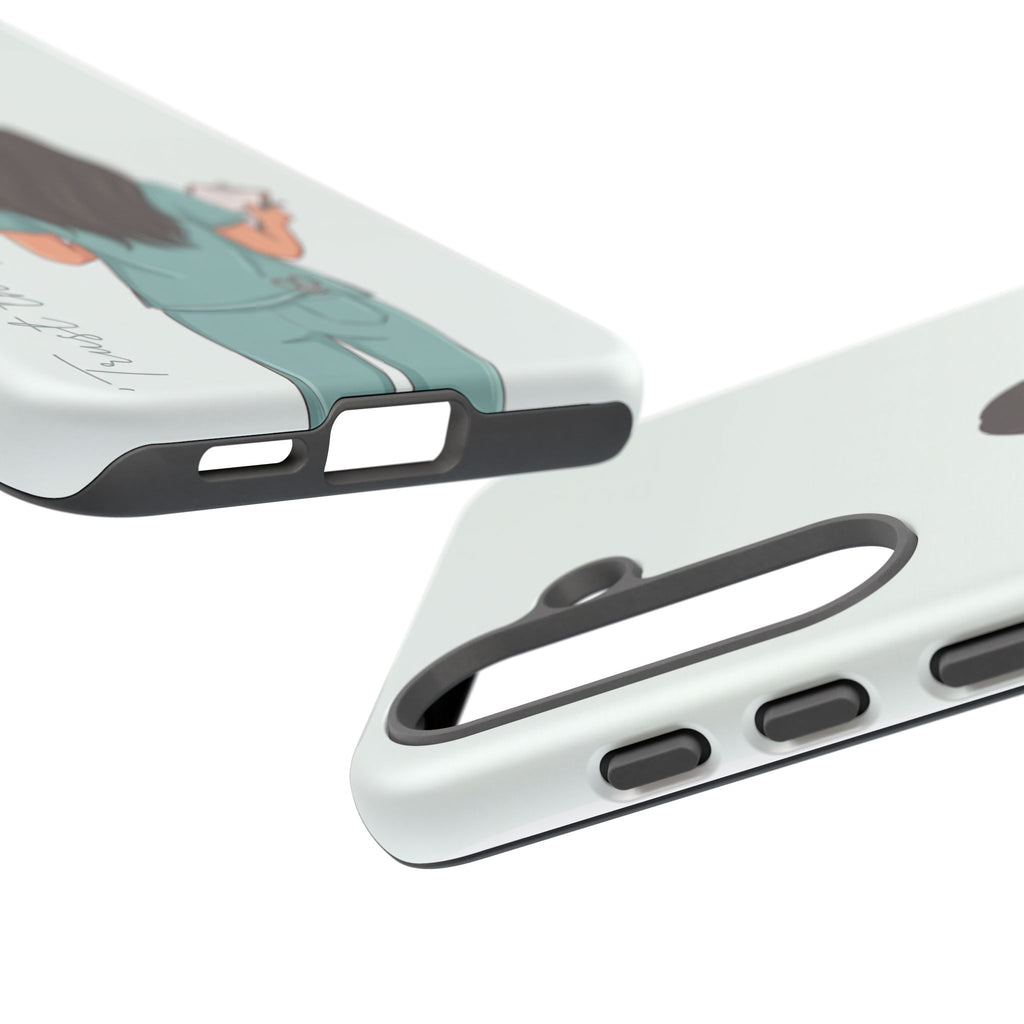 "Trust the Purpose" Nurse Phone Case | Illustrated Nurse in Scrubs Design | iPhone & Samsung