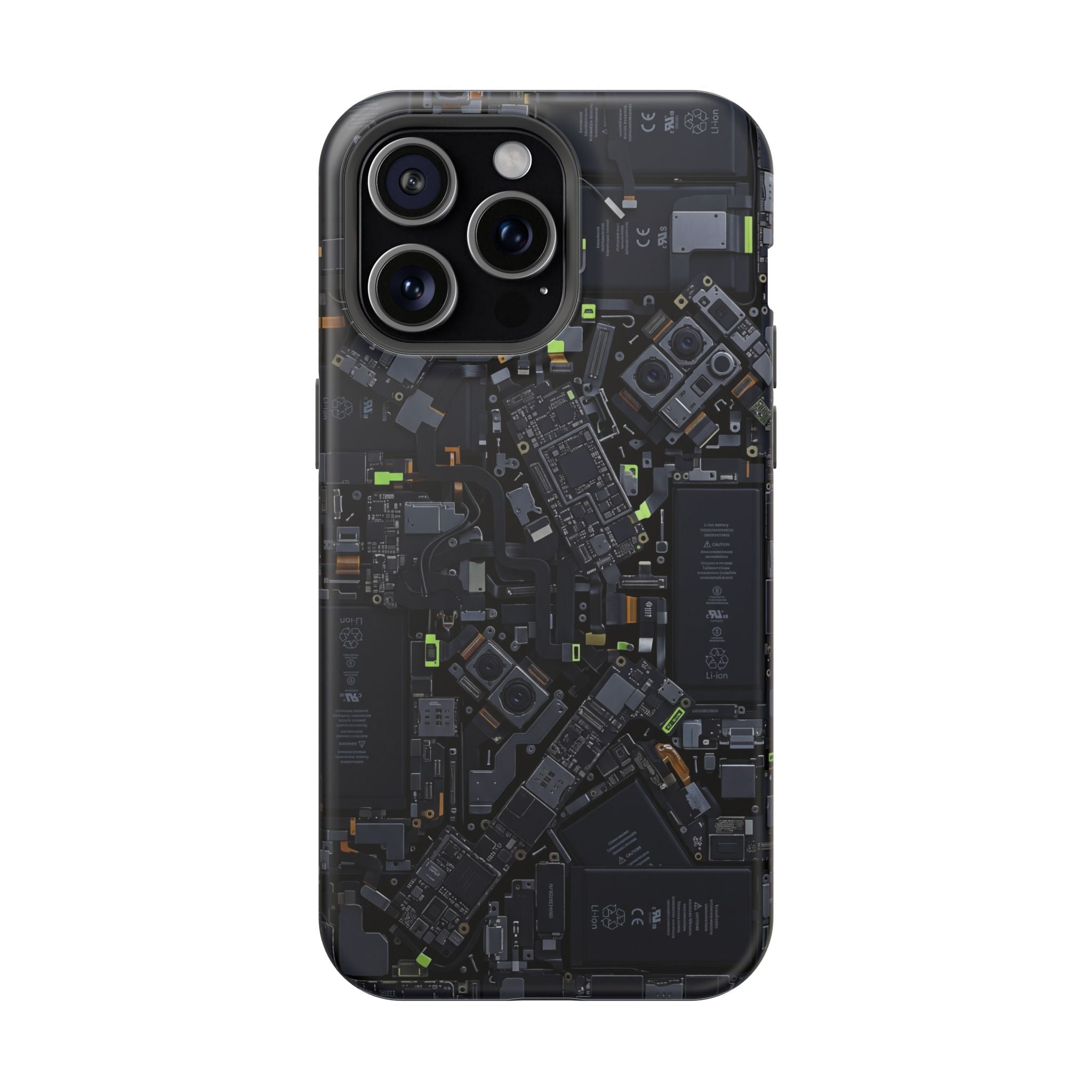 Circuit Core Phone Case — Motherboard Print Wireless Charging Cover