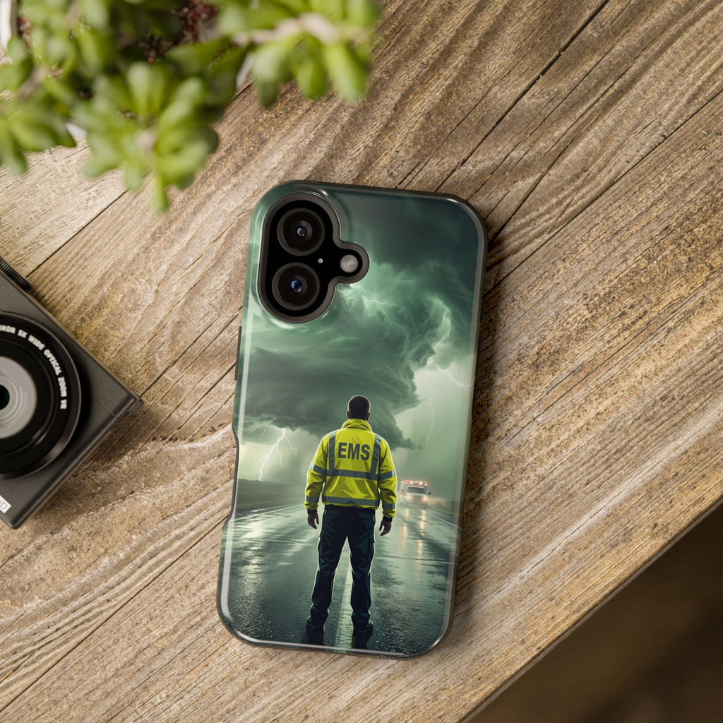 EMS Green Storm Phone Case — Magnetic Wireless Charging Cover