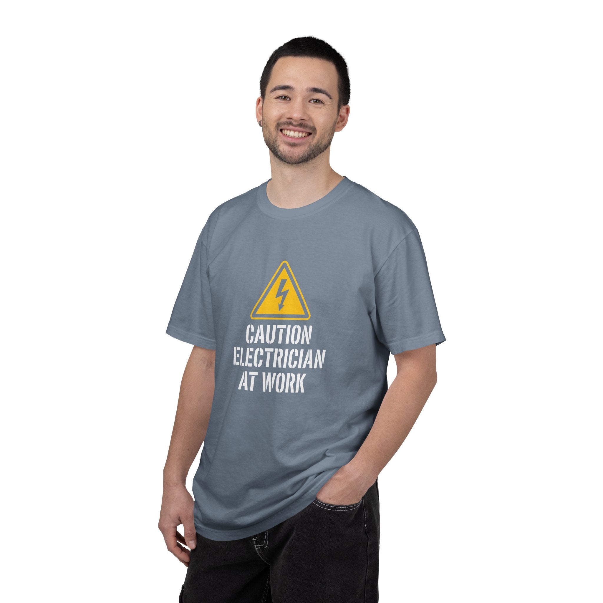 Caution Electrician At Work T-Shirt