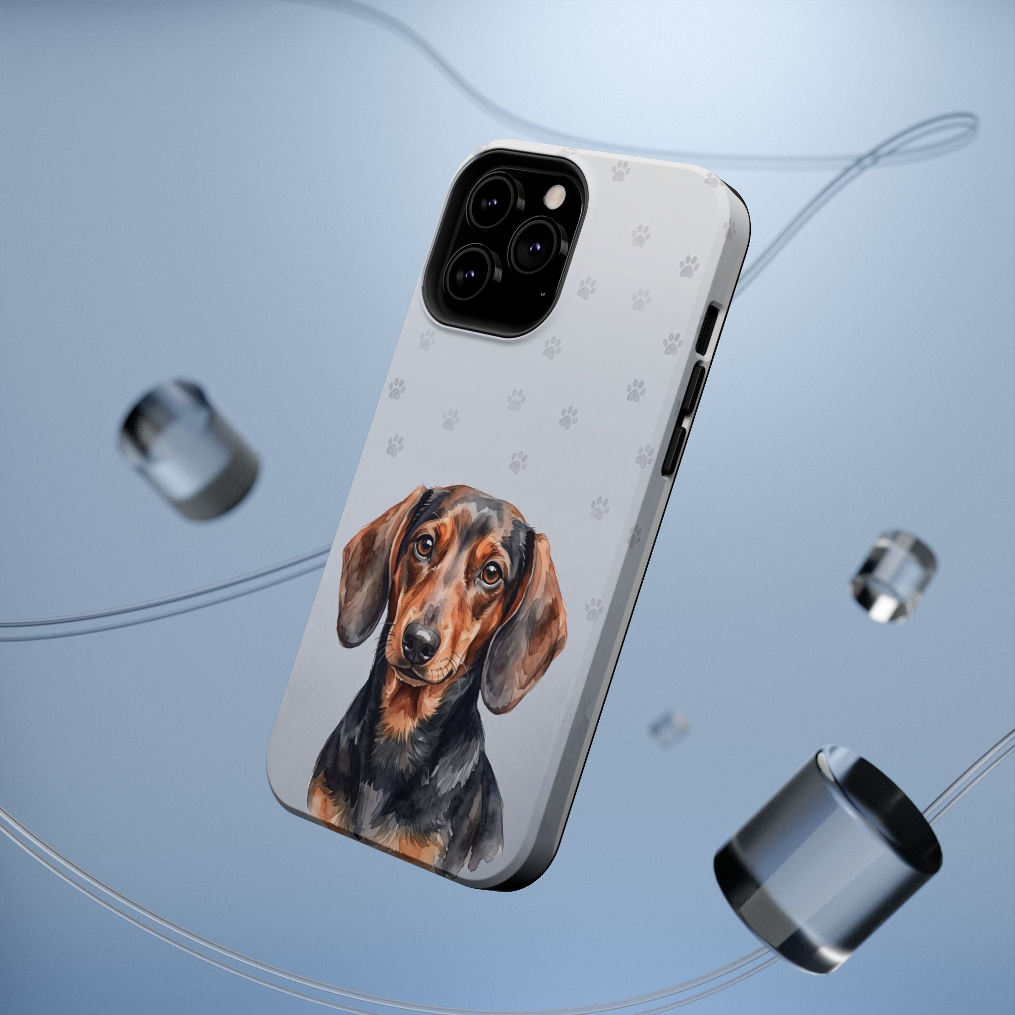 Dachshund Watercolor Portrait Phone Case | Elegant Sausage Dog Art Print | iPhone & Samsung