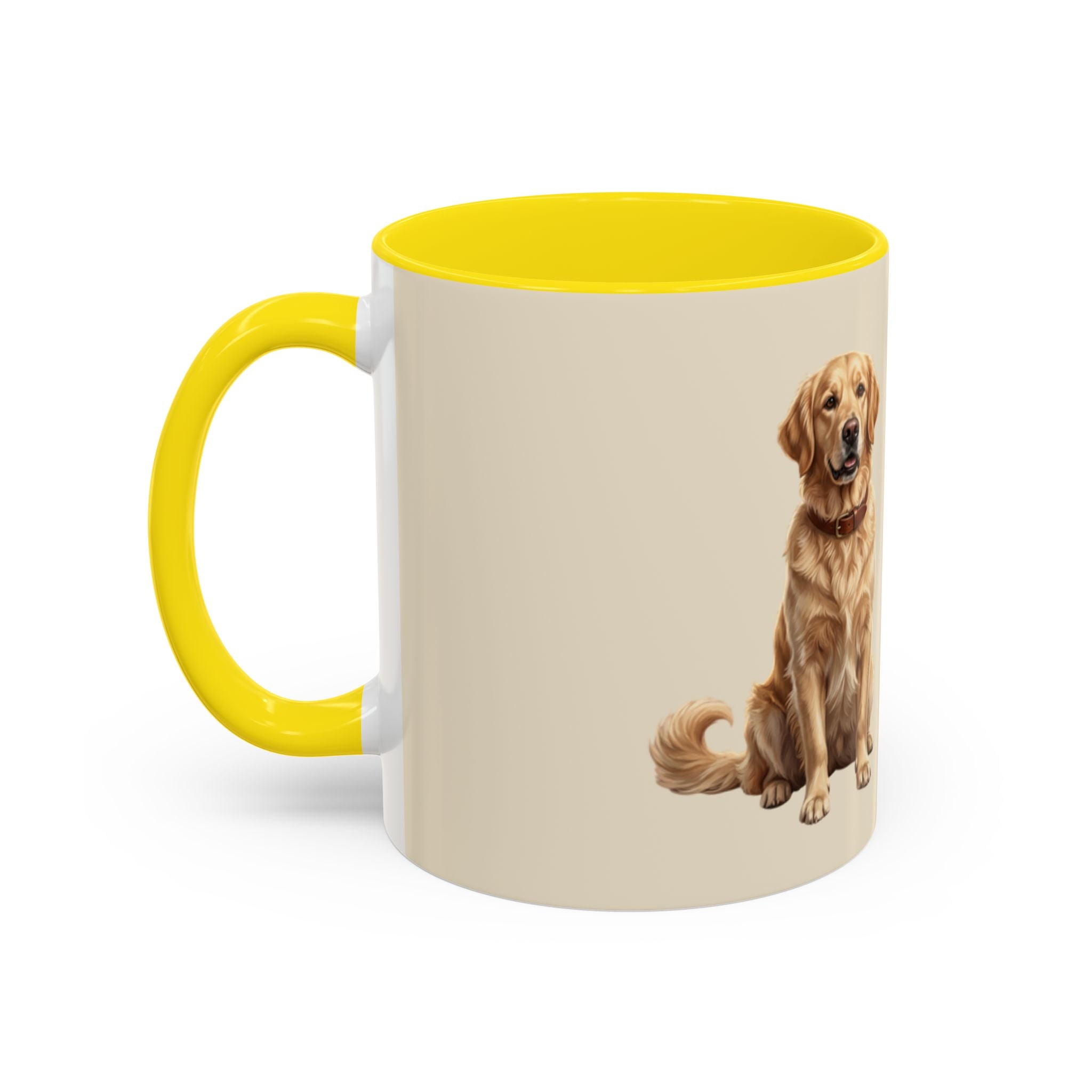 Personalized Golden Retriever Mug | Custom Name & Message Dog Mom Dad Coffee Mug