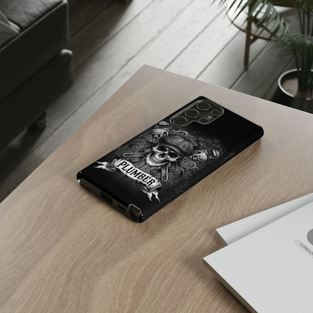 Gothic Skull Plumber Phone Case - Samsung & iPhone Series