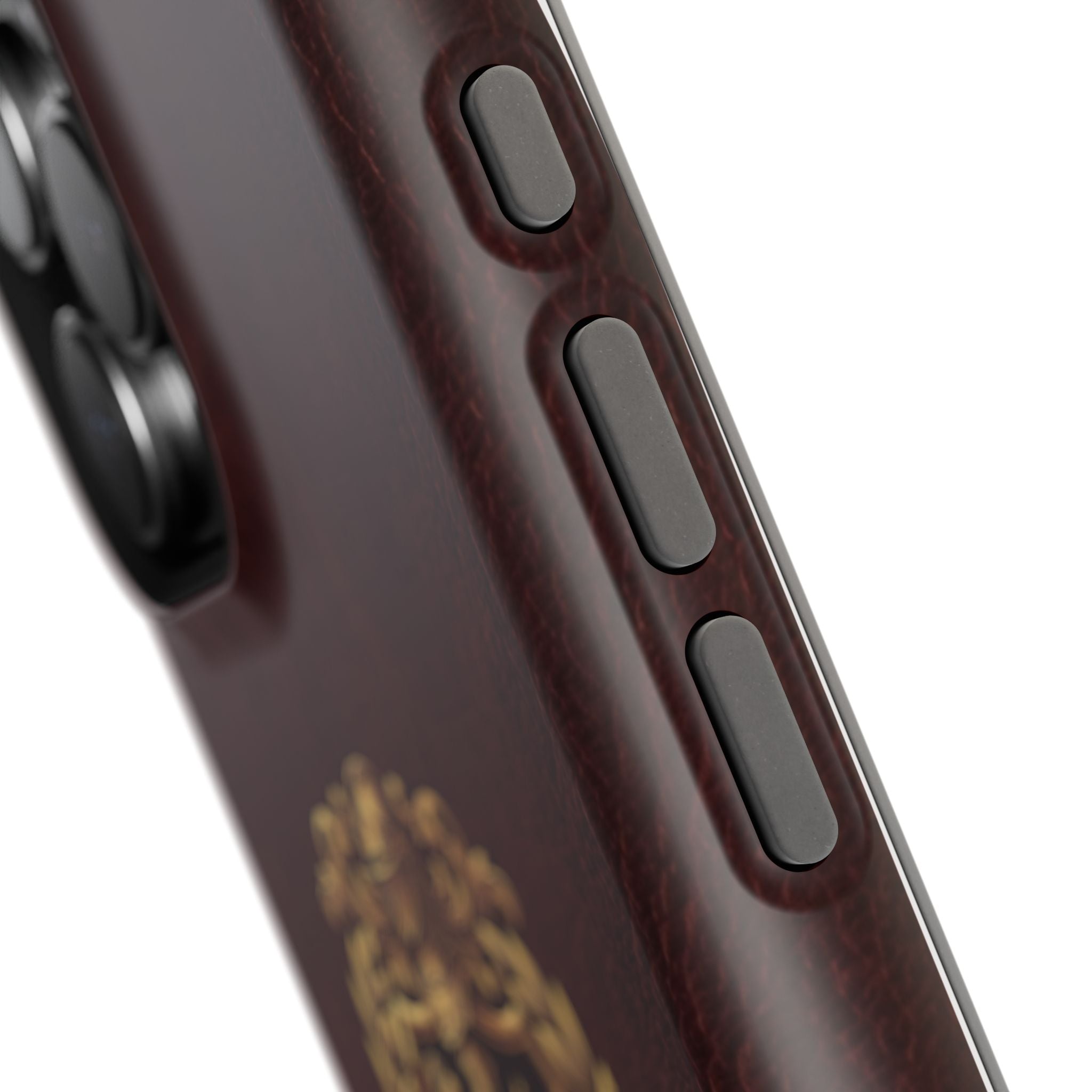 Plumber Crest Phone Case — Heraldic Shield Design Wireless Charging Cover