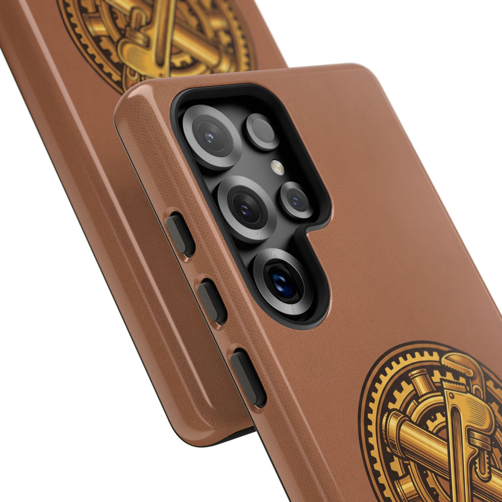 Plumber Born to Build Leather Phone Case - Samsung & iPhone Series