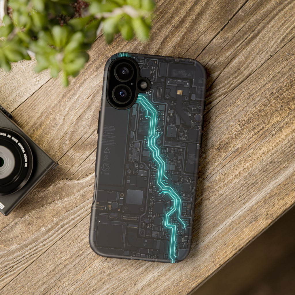 Electrician Cyan Circuit Phone Case - Samsung & iPhone Series