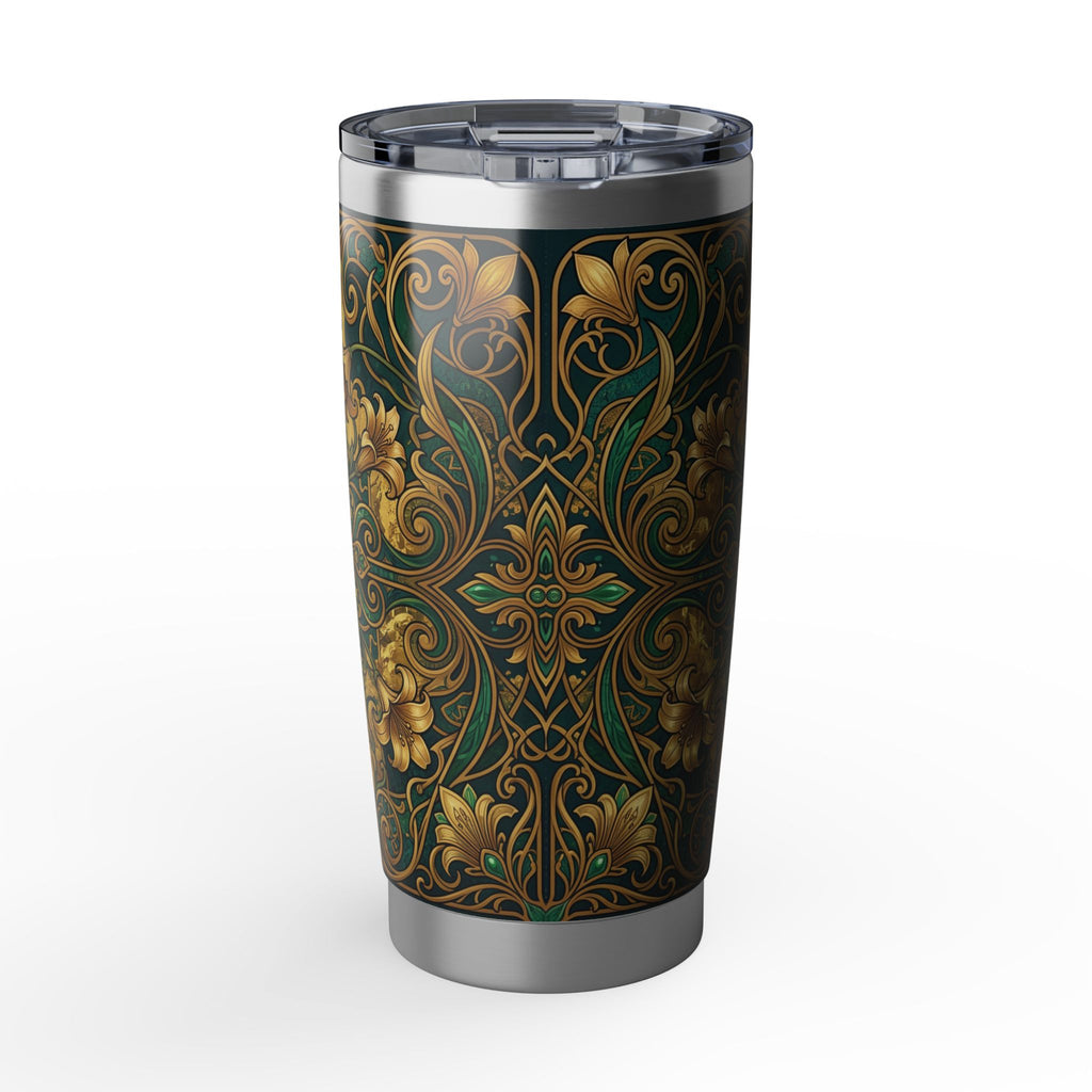 Labrador Personalized Tumbler | Gilded Filigree Art — 20 oz Stainless Travel Mug