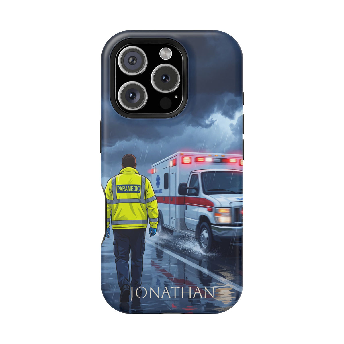 Personalized EMS Storm Phone Case — Wireless Charging Cover