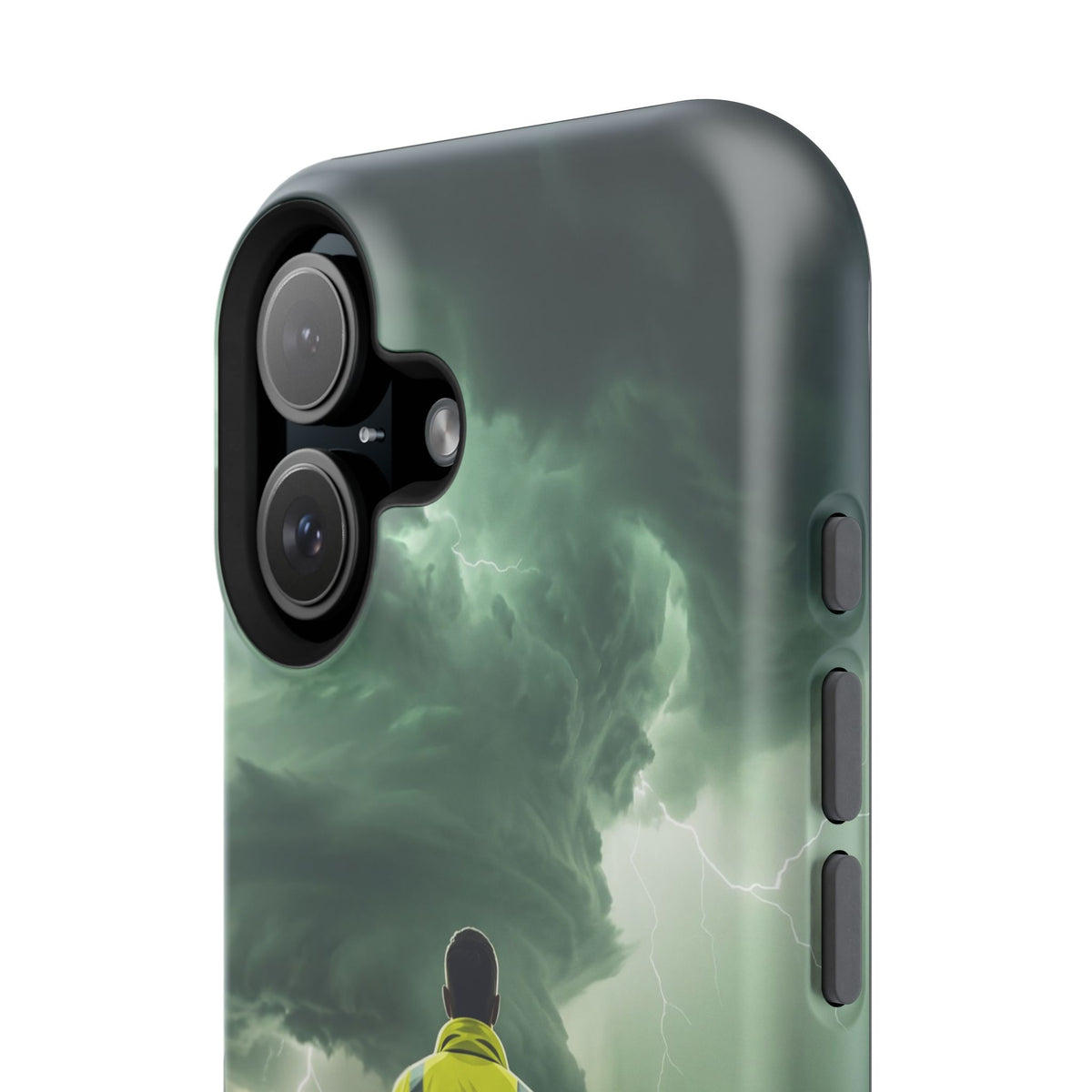 EMS Green Storm Phone Case — Magnetic Wireless Charging Cover