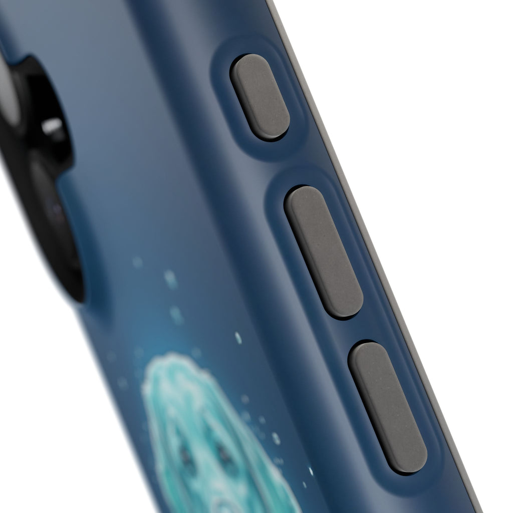 Water Splash Labrador Phone Case — Tough Magnetic Case with Wireless Charging