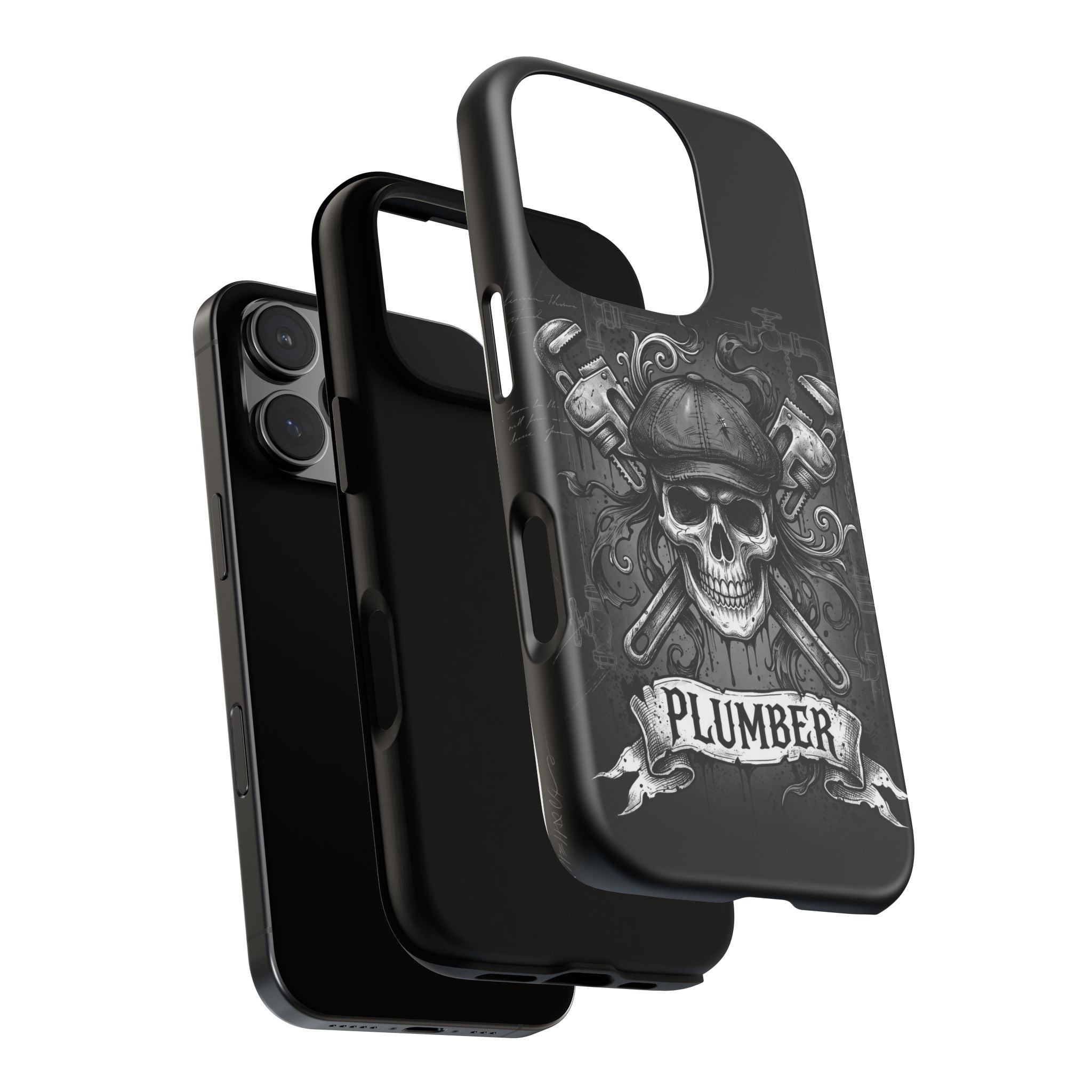 Gothic Skull Plumber Phone Case - Samsung & iPhone Series