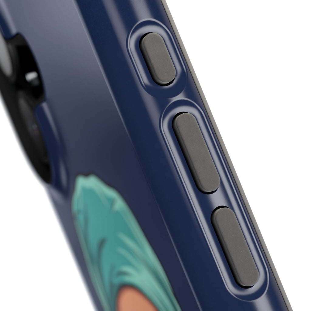 Bold Nurse Portrait Phone Case — Magnetic Wireless Charging Cover