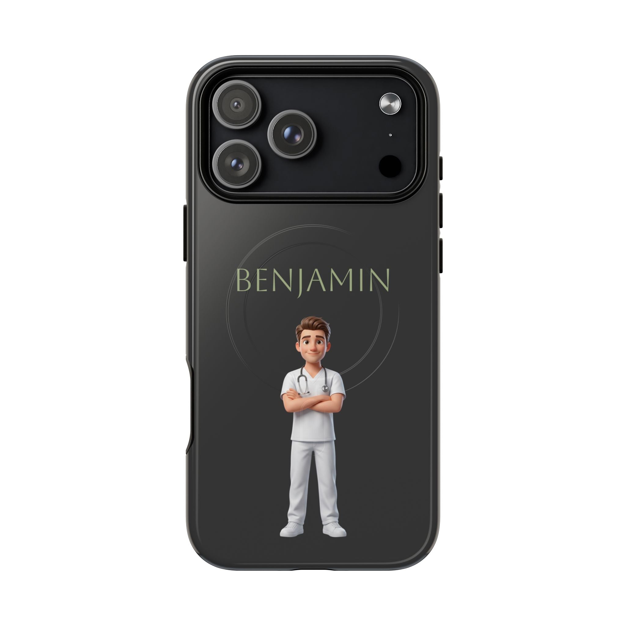 Personalized Nurse Phone Case | MagSafe Compatible, Custom Name iPhone Case