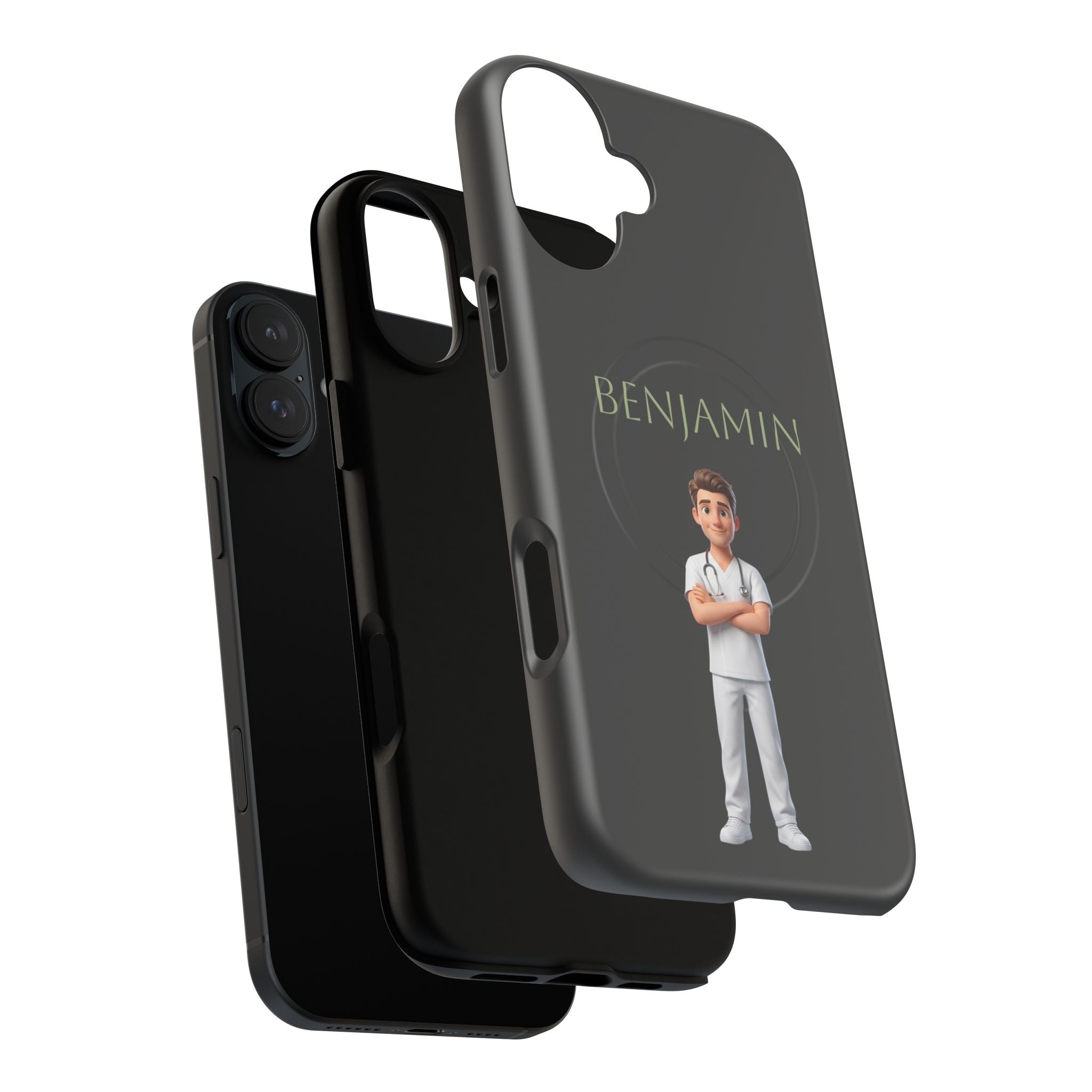 Personalized Nurse Phone Case | MagSafe Compatible, Custom Name iPhone Case