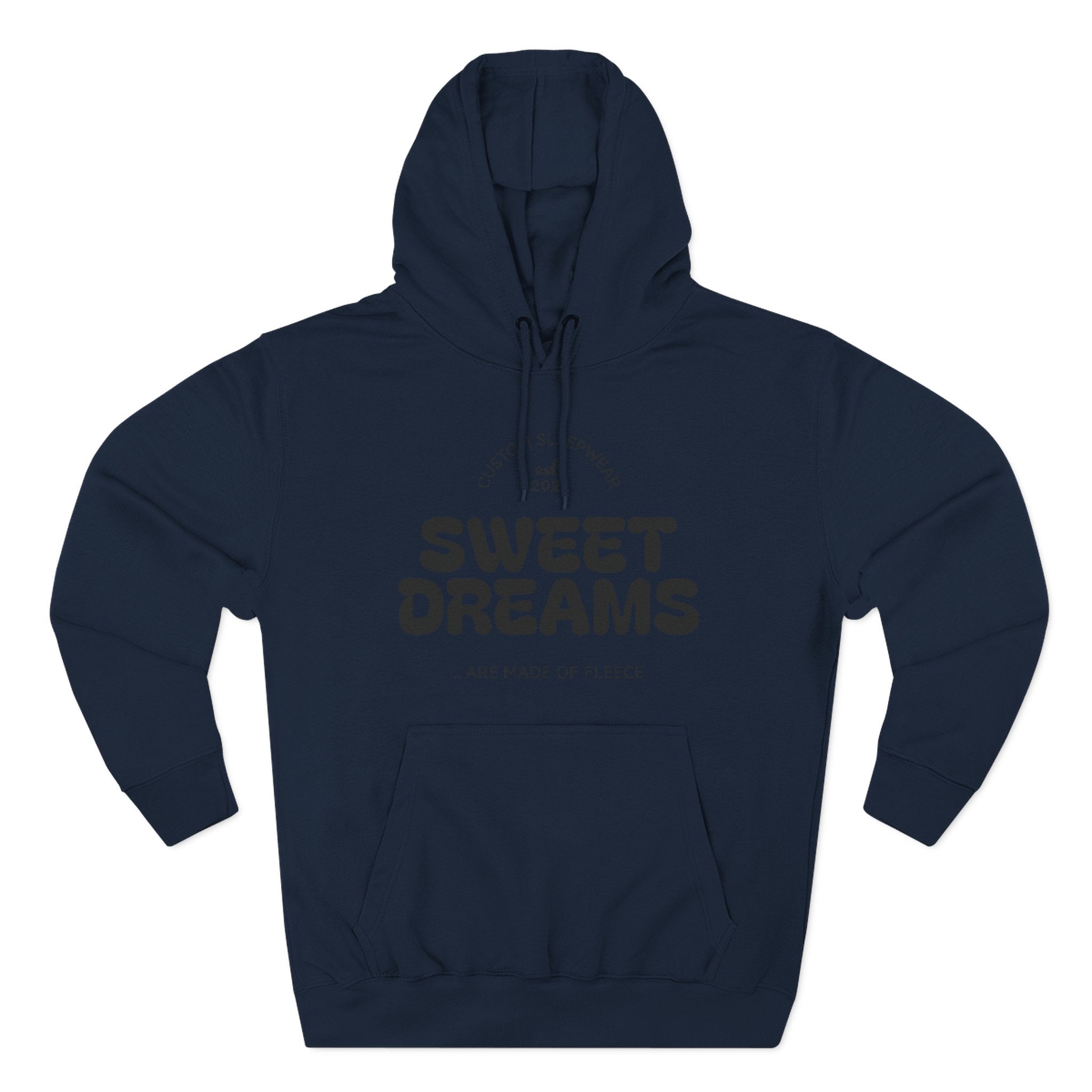 Sweet Dreams Hoodie — Cozy Fleece Pullover with Retro Script
