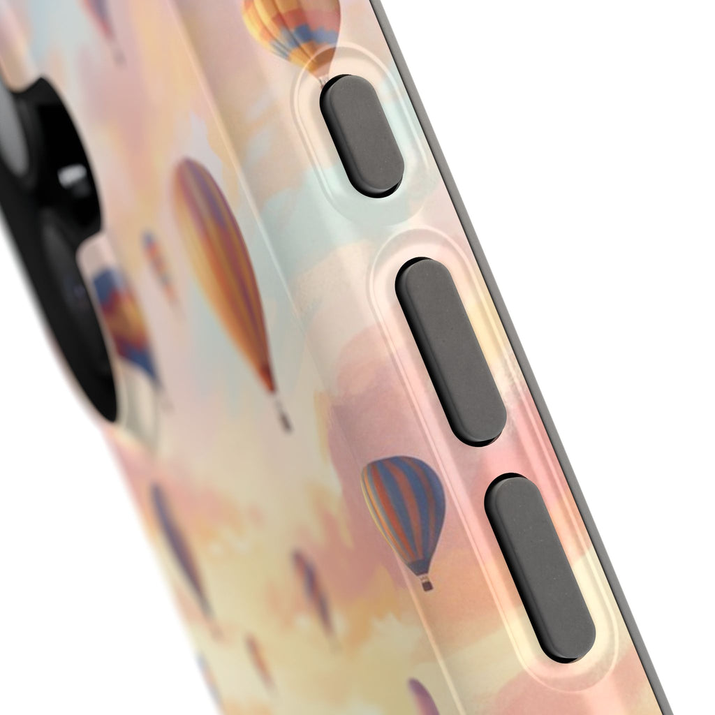 Personalized Golden Retriever Hot Air Balloon Phone Case — Wireless Charging Cover