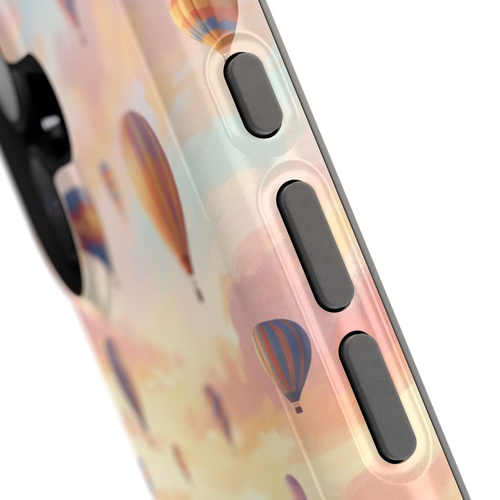 Personalized Golden Retriever Hot Air Balloon Phone Case — Wireless Charging Cover