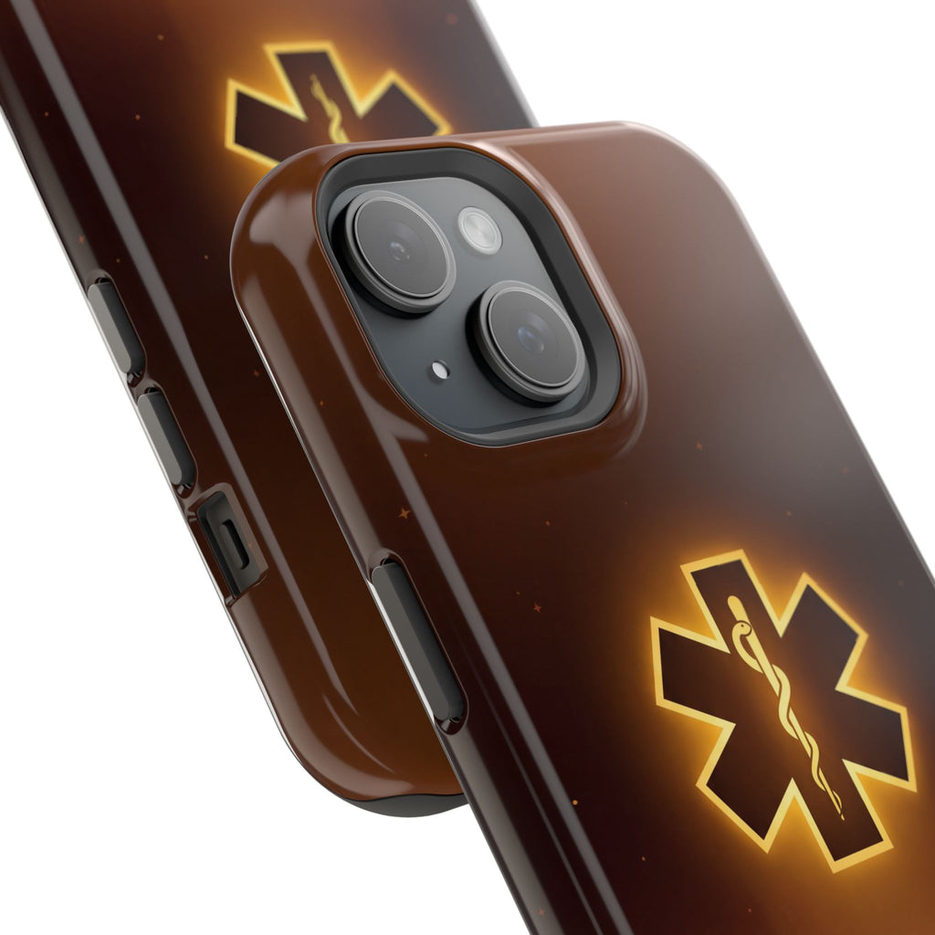 Paramedic/EMT Skyline Phone Case — Magnetic Wireless Charging Cover