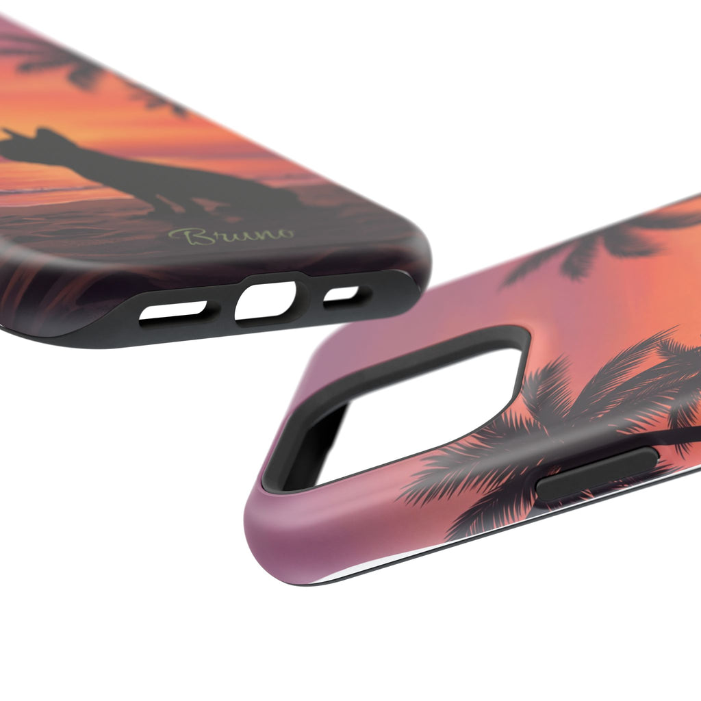 Personalized French Bulldog Tropical Beach Phone Case — Wireless Charging Cover