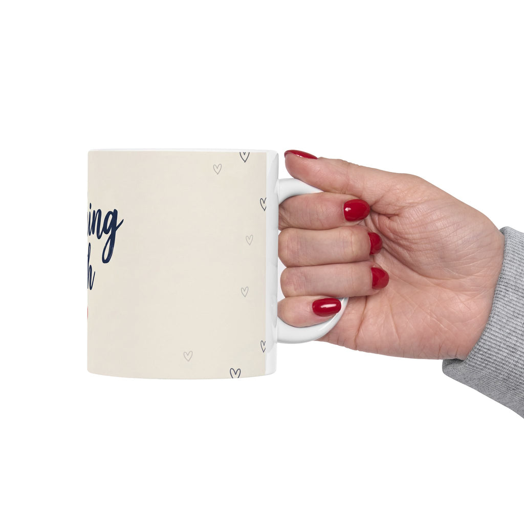 Teacher Gift Mug –Teaching with ❤️ - Perfect Thank You Gift