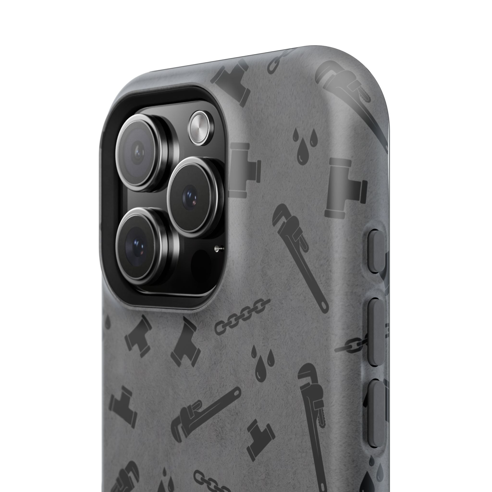 Built for the Grind Phone Case — Plumber Tools Wireless Charging Cover