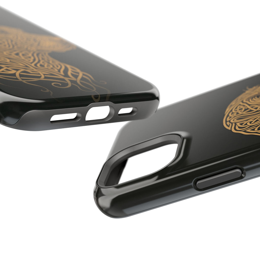 Celtic Knotwork Labrador Phone Case — Tough Magnetic Case with Wireless Charging