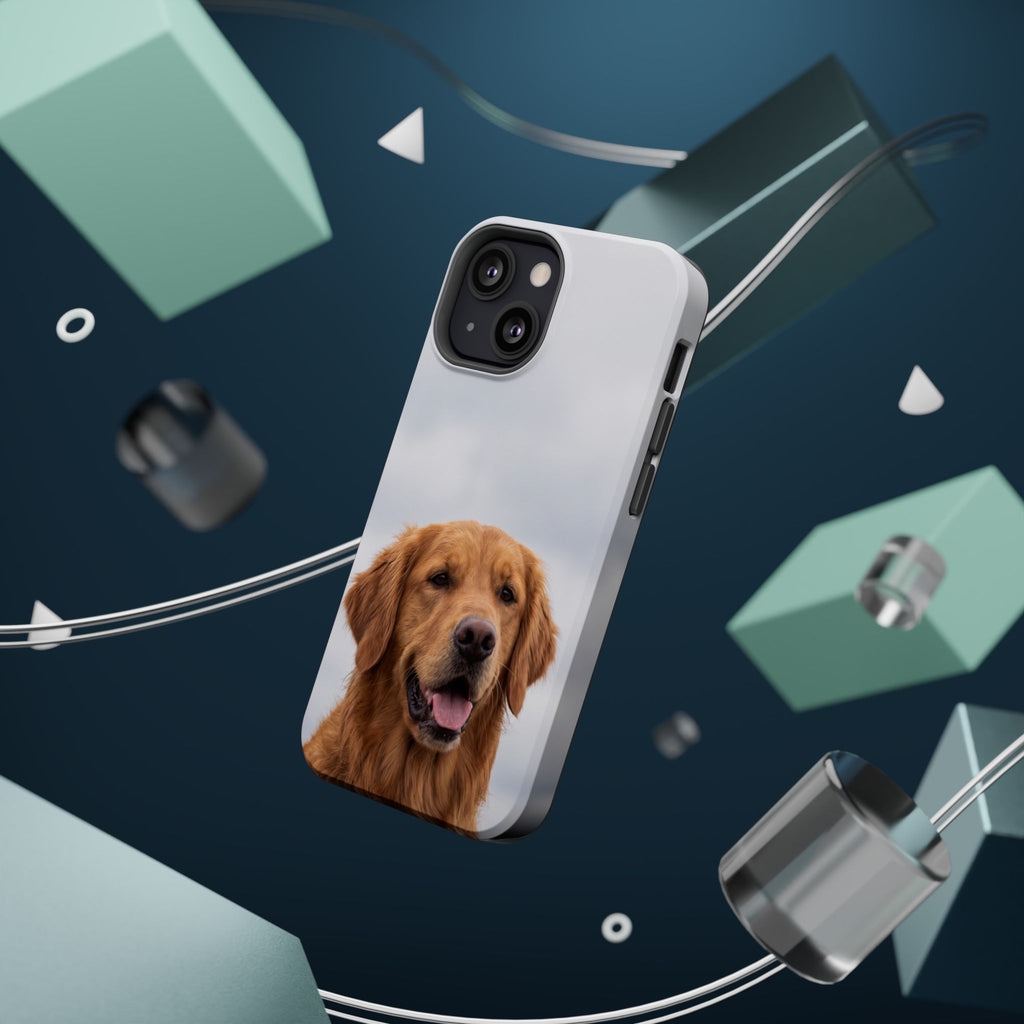 Golden Retriever Phone Case — Impact-Resistant Wireless Charging Cover