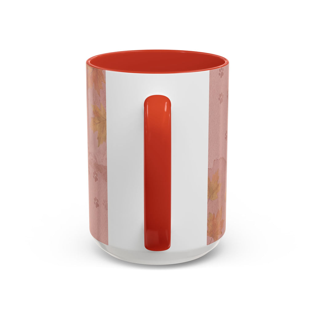 Dachshund Lover Mug | Long-Haired Wiener Dog with Plaid Bandana, Dusty Rose Watercolor Dog Gift