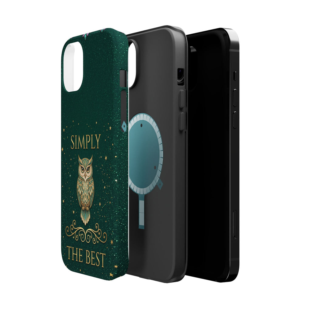Simply The Best Wise Owl Phone Case — Wireless Charging Cover