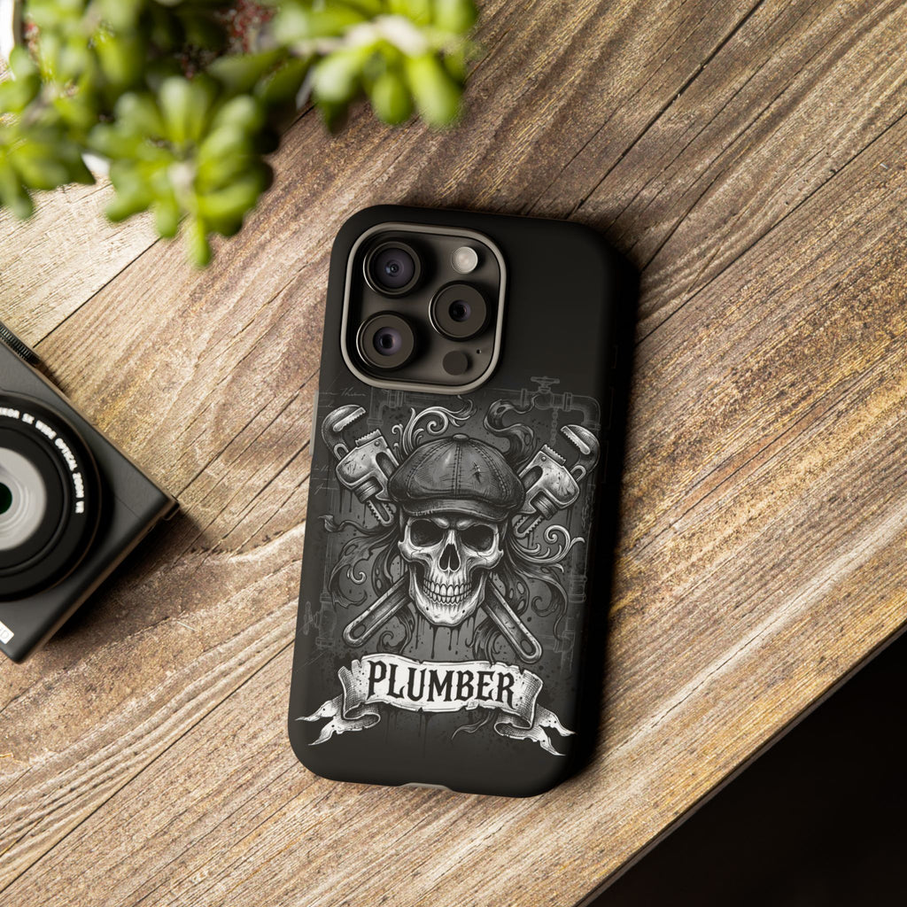 Gothic Skull Plumber Phone Case - Samsung & iPhone Series