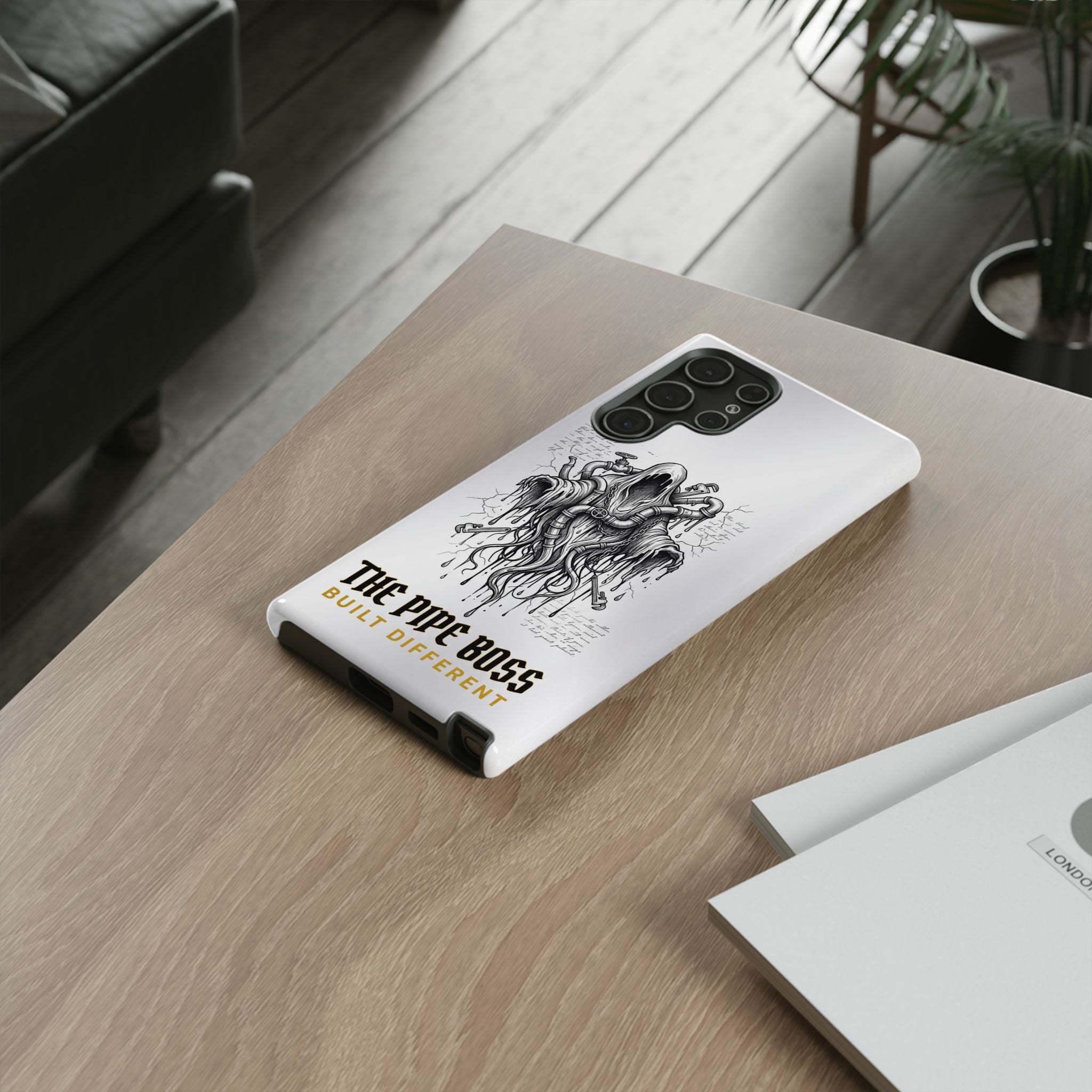 The Pipe Boss Gothic Plumber Phone Case - Samsung & iPhone Series