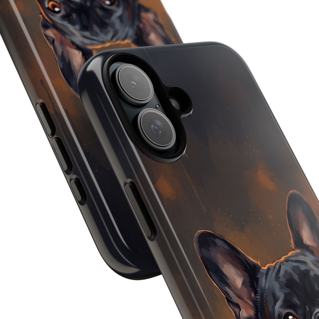 Moody French Bulldog Portrait Phone Case | Dramatic Studio Photography Style | iPhone & Samsung