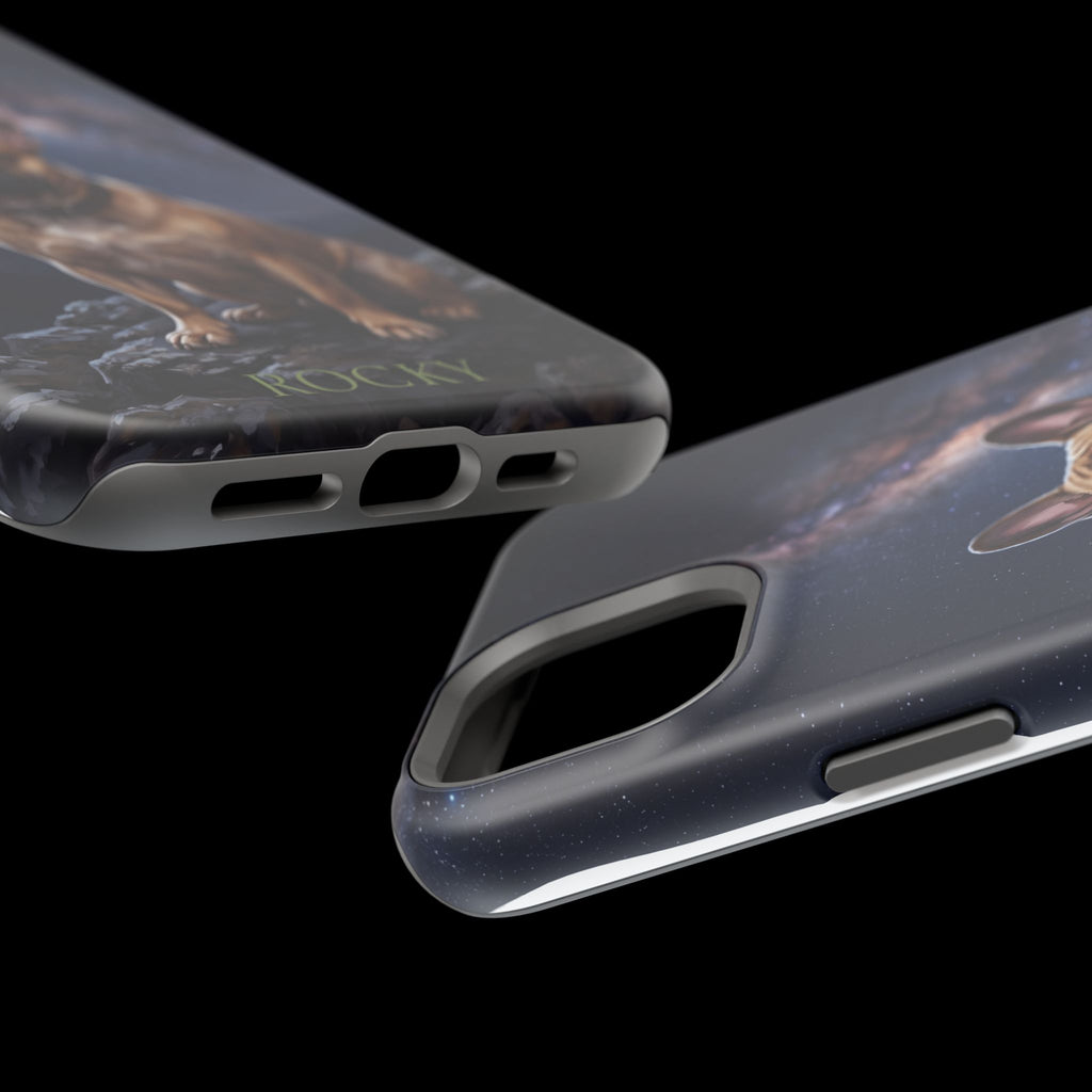 Personalized French Bulldog Starry Night Sky Phone Case — Wireless Charging Cover