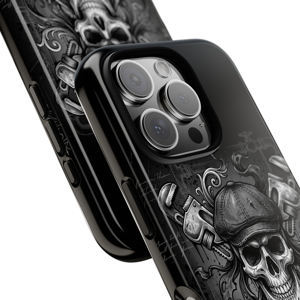 Gothic Skull Plumber Phone Case - Samsung & iPhone Series