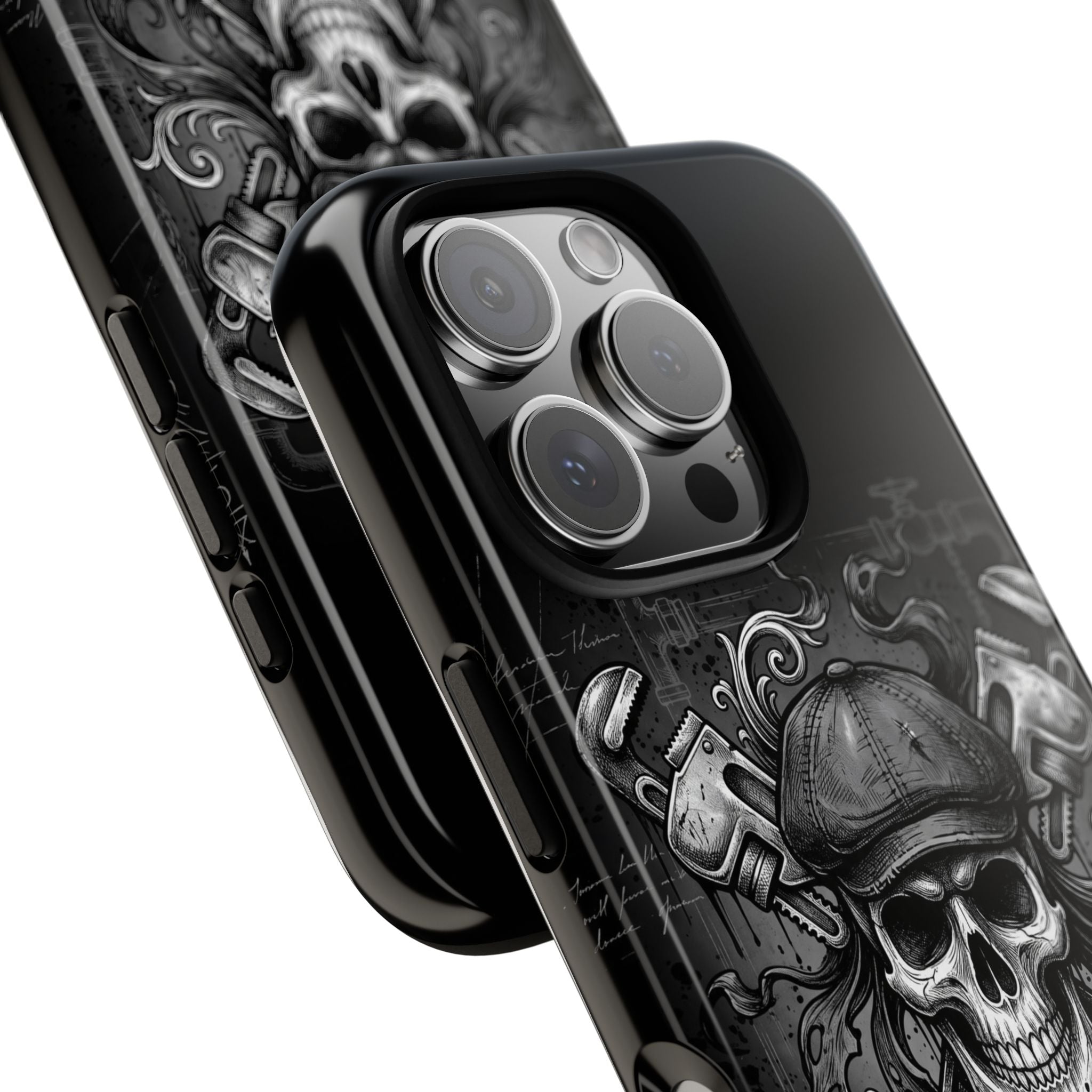 Gothic Skull Plumber Phone Case - Samsung & iPhone Series