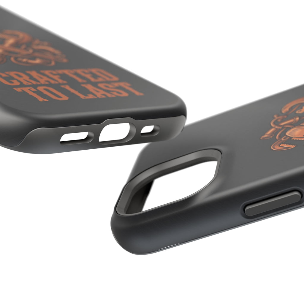 Crafted to Last Phone Case — Crossed Wrenches Wireless Charging Cover