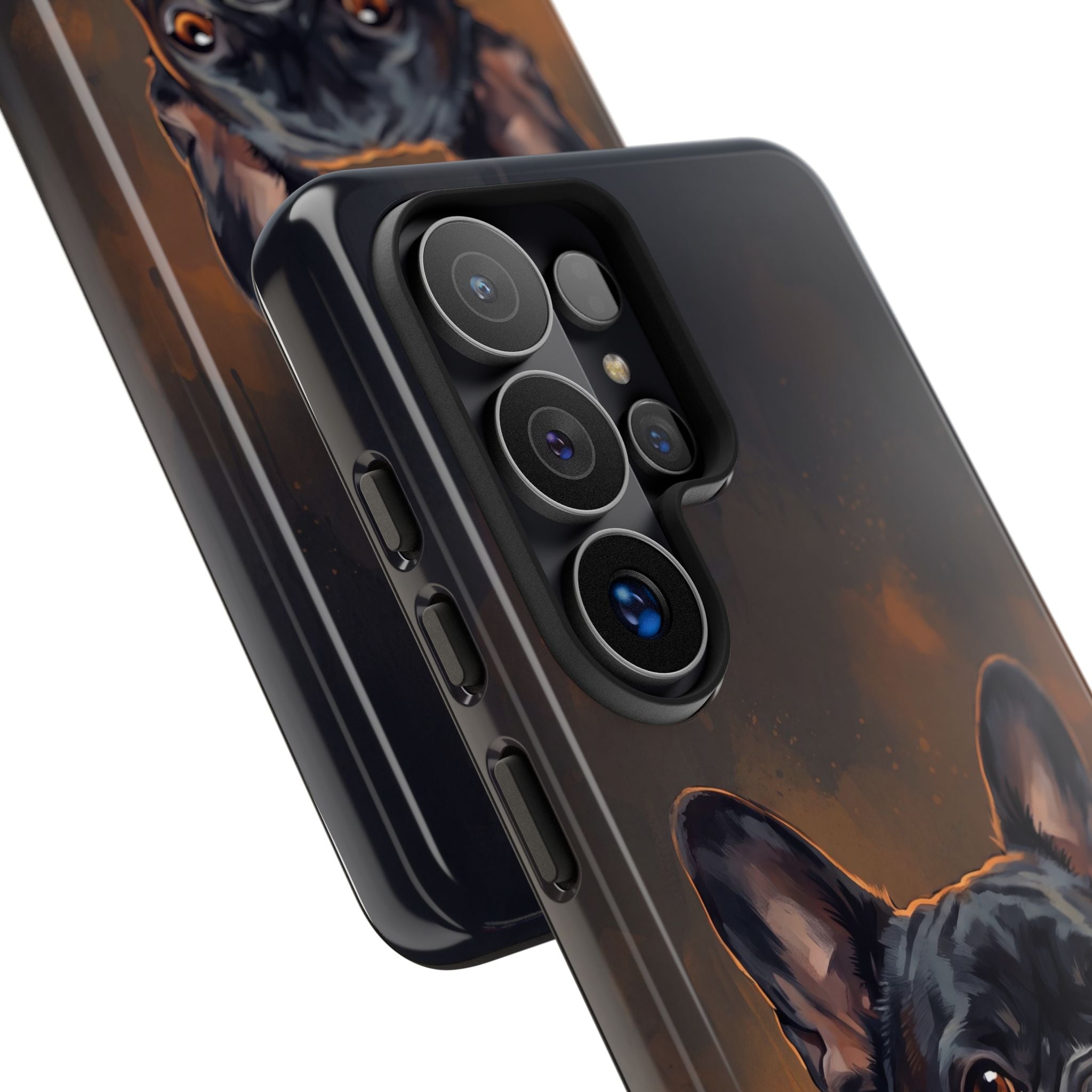 Moody French Bulldog Portrait Phone Case | Dramatic Studio Photography Style | iPhone & Samsung