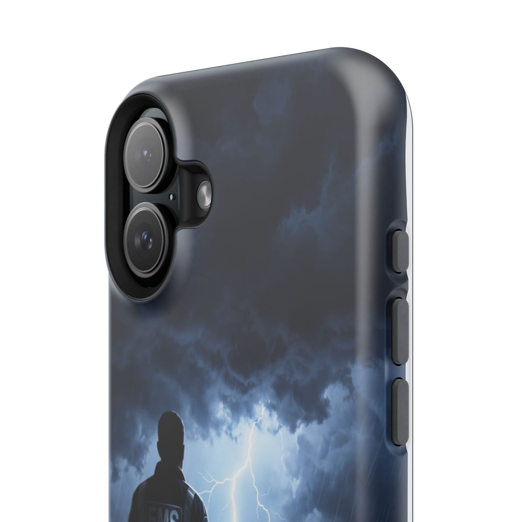 Personalized Lightning Storm EMS Phone Case — Wireless Charging Cover