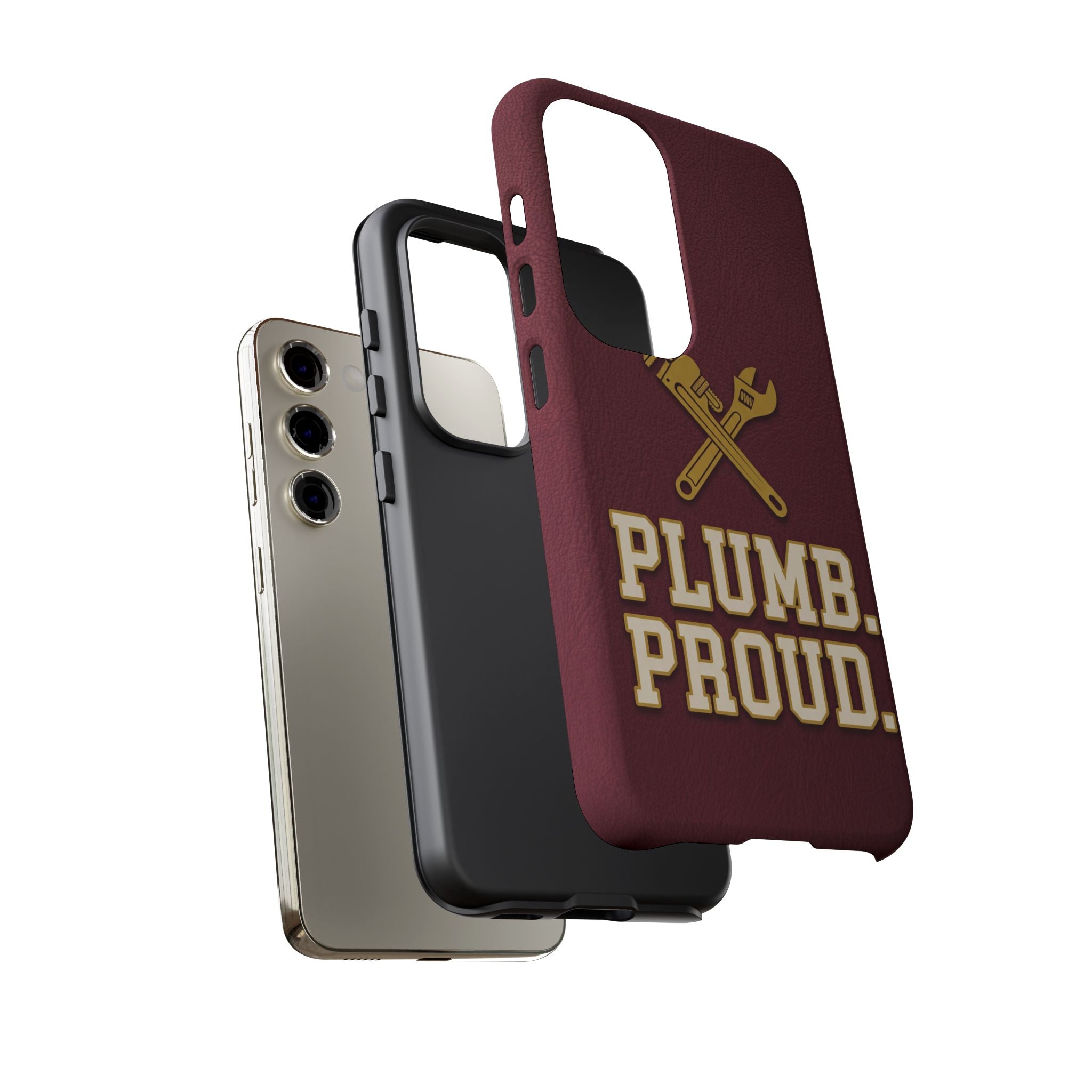 Plumb. Proud. Varsity Print Phone Case - Samsung & iPhone Series