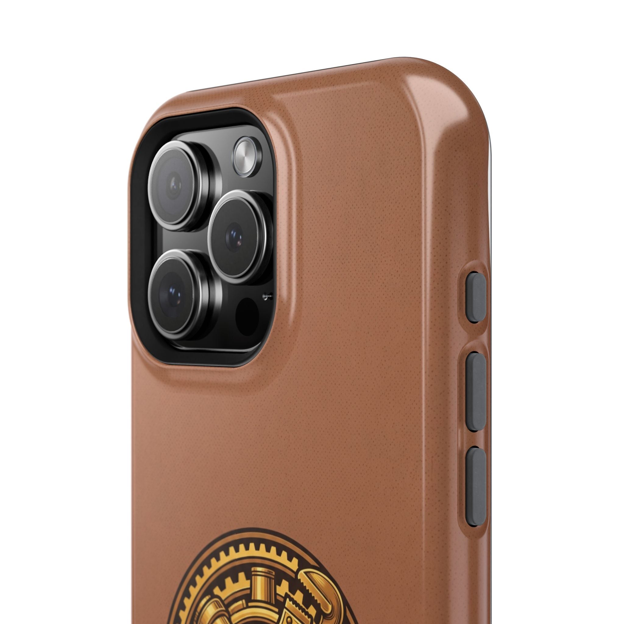 Plumber Born to Build Phone Case — Badge Wireless Charging Cover