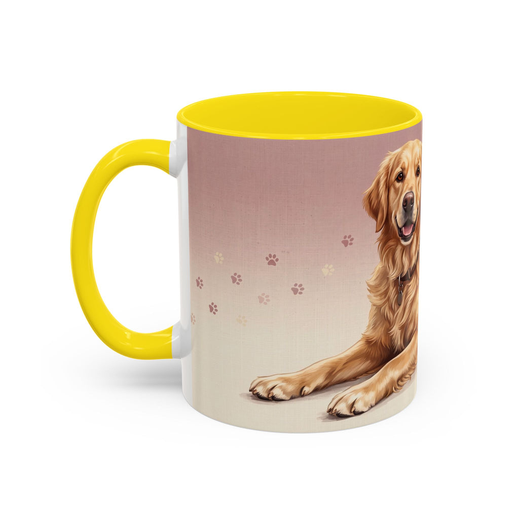 Golden Retriever Lying Down Mug | Golden Retriever Lover Gift | Cute Dog Coffee Mug
