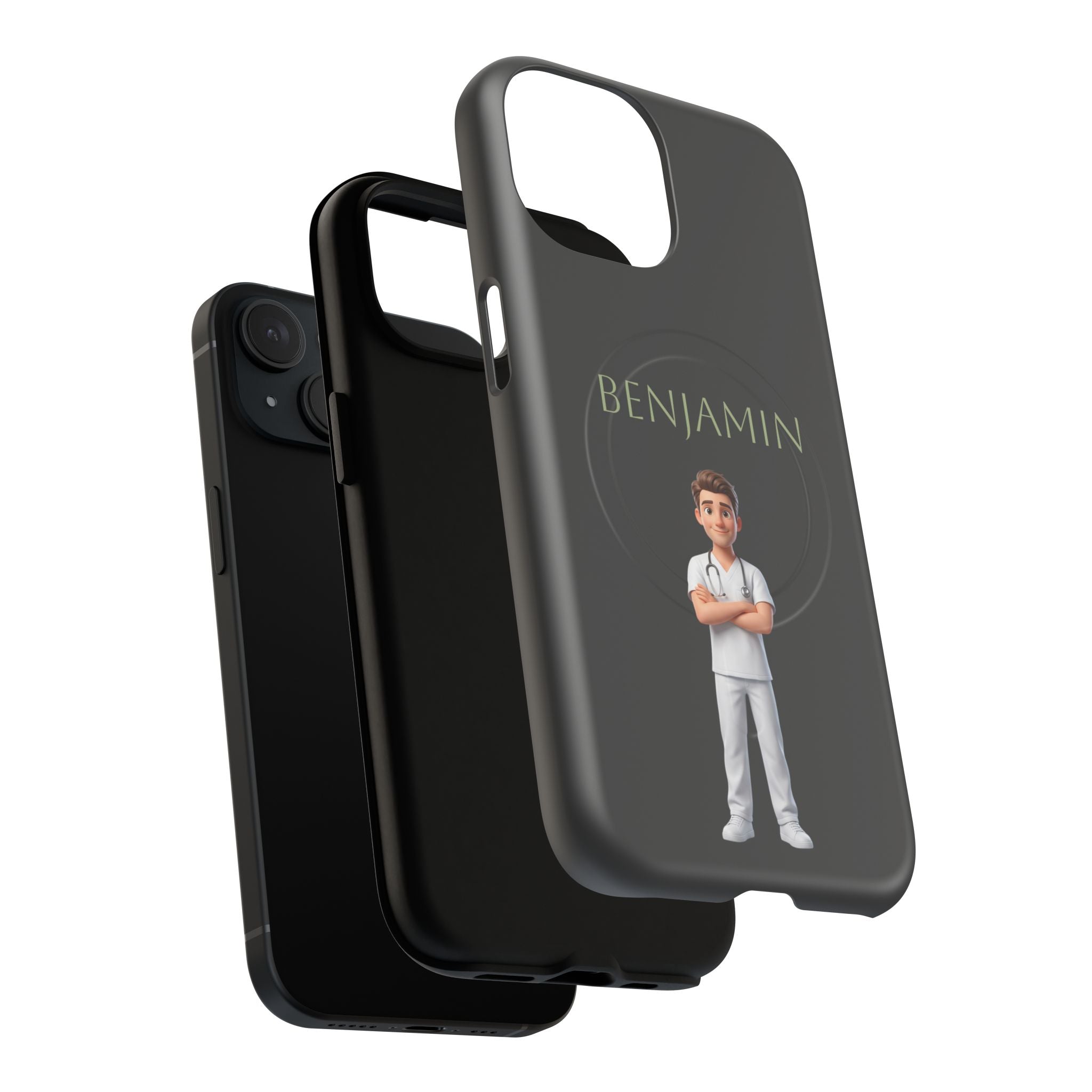 Personalized Nurse Phone Case | MagSafe Compatible, Custom Name iPhone Case