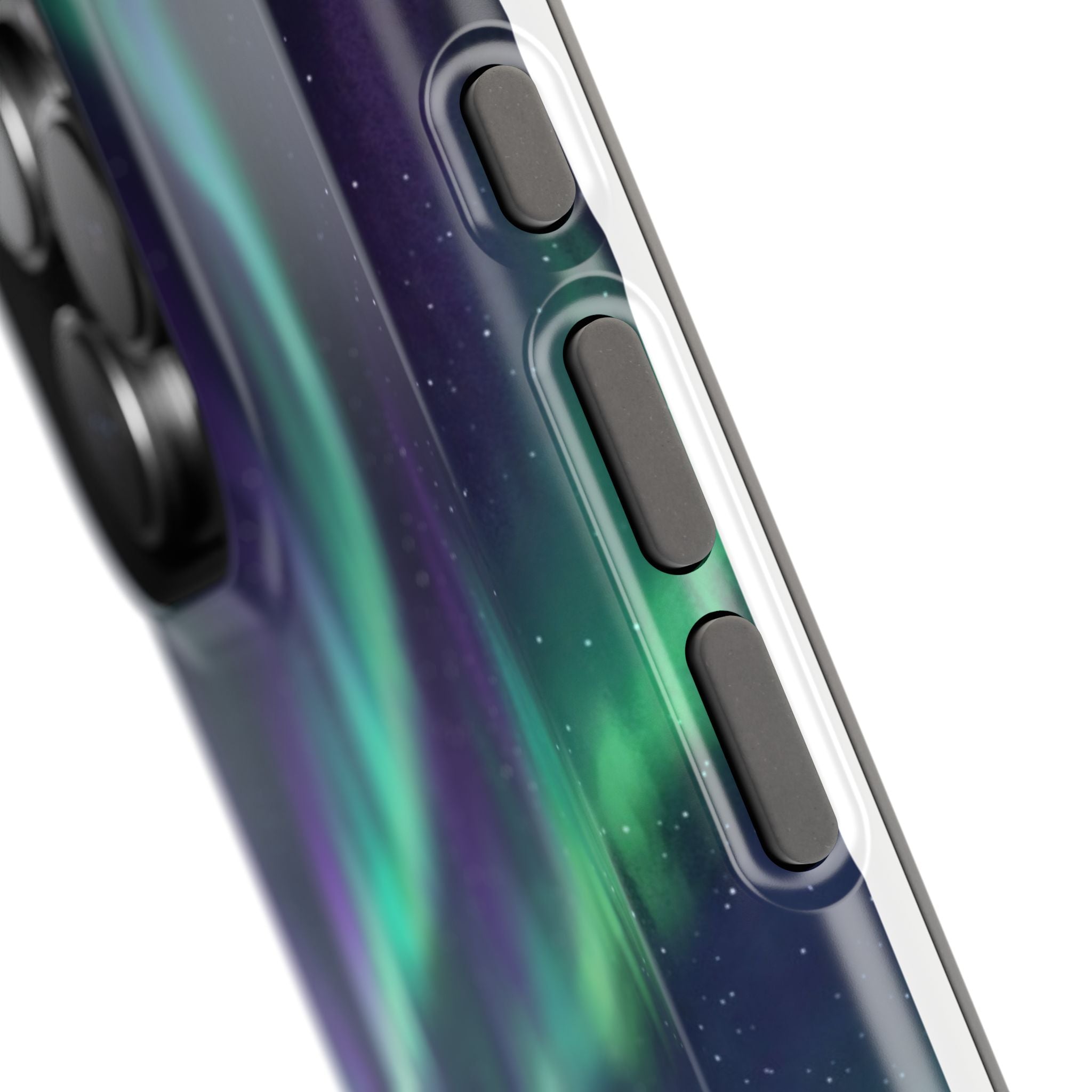 Personalized Dachshund Northern Lights Phone Case — Wireless Charging Cover