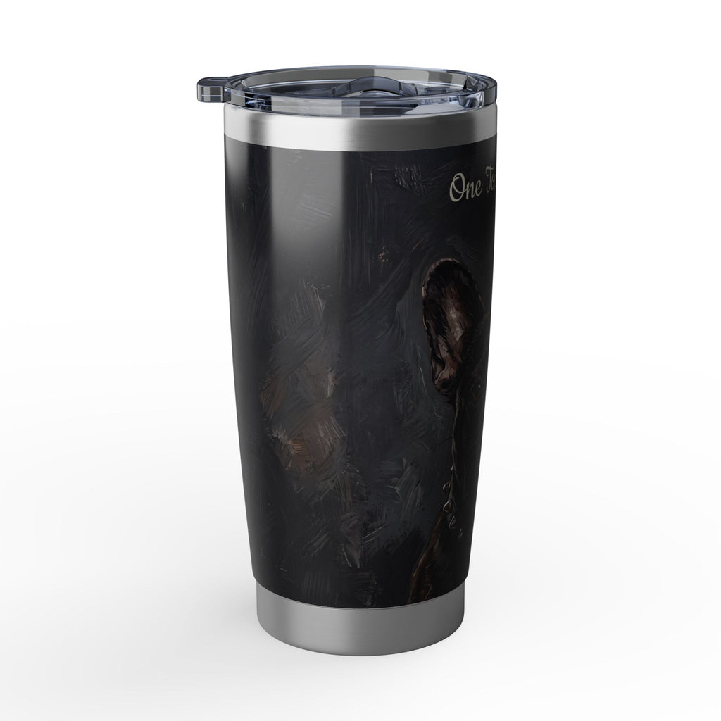 Personalized Frenchie Tumbler – One Tough Frenchie Travel Mug, Custom Name Gift for Dog Dad