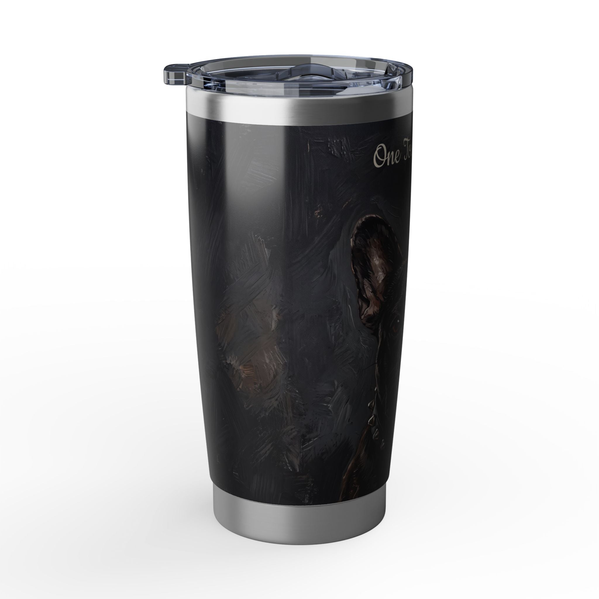 Personalized Frenchie Tumbler – One Tough Frenchie Travel Mug, Custom Name Gift for Dog Dad