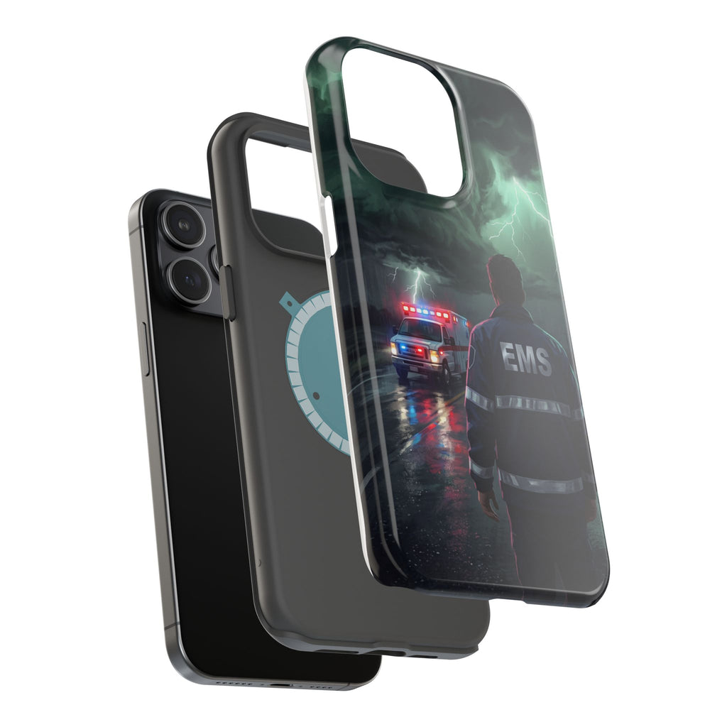 EMS Green Storm City Phone Case — Magnetic Wireless Charging Cover