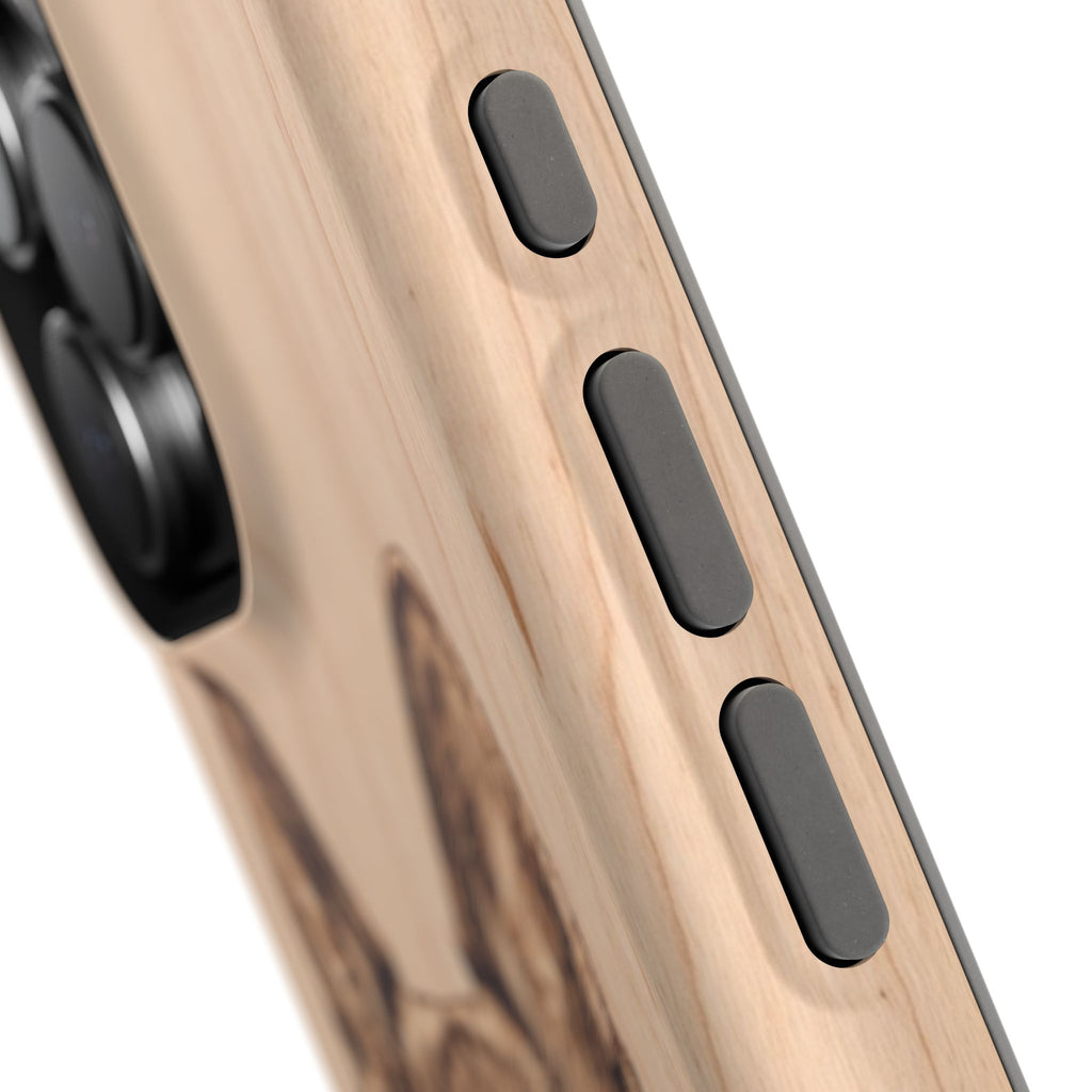 German Shepherd Phone Case | Pyrography Art — Tough Magnetic Case with Wireless Charging