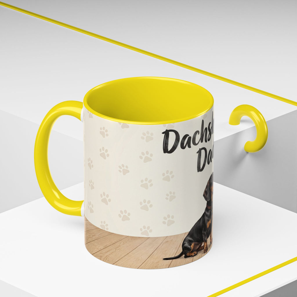 Dachshund Dad Mug | Cute Dog Dad Coffee Mug | Wiener Dog Gift for Dachshund Lovers