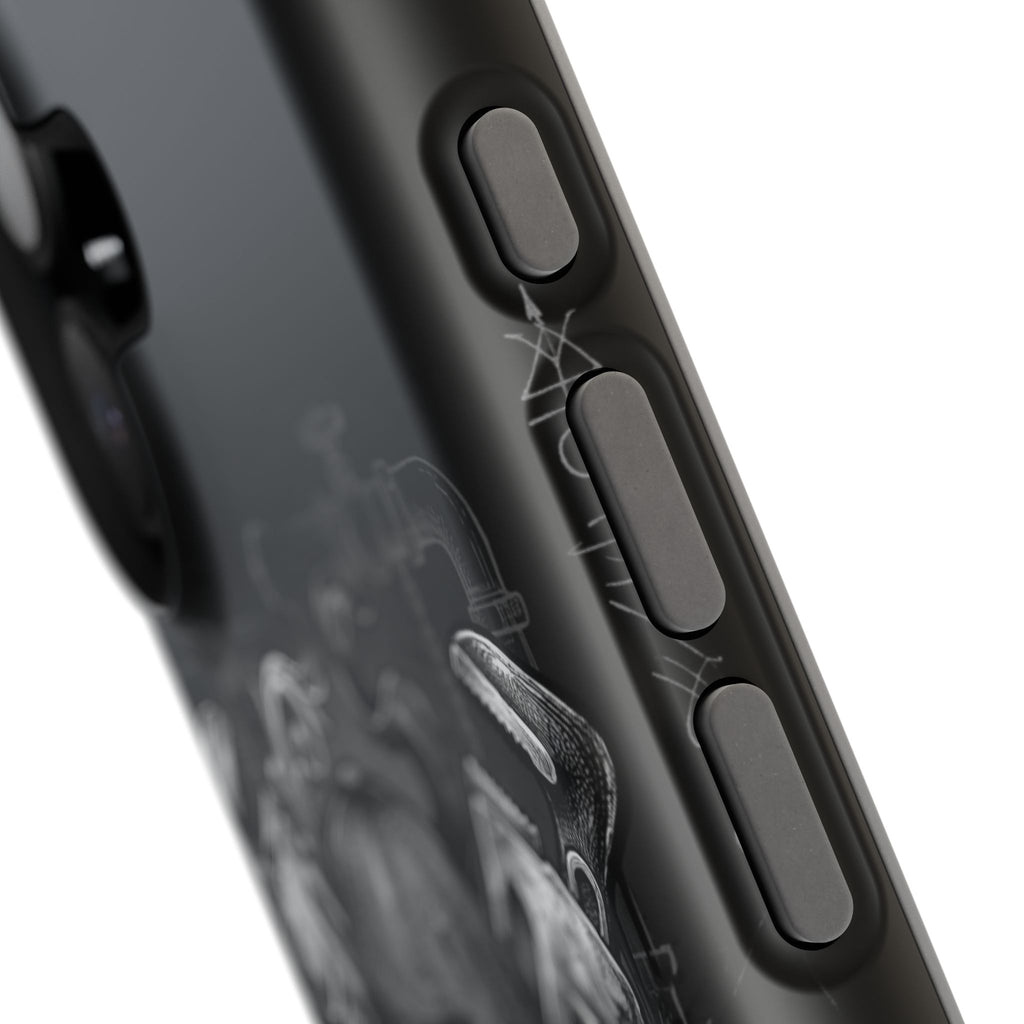 Skull & Wrenches Plumber Phone Case — Wireless Charging Cover