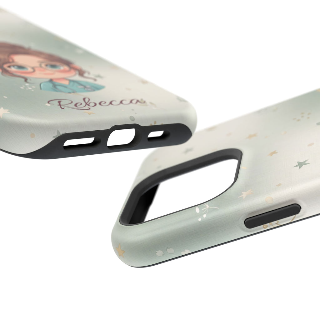 Personalized Starry Nurse Phone Case — Wireless Charging Cover